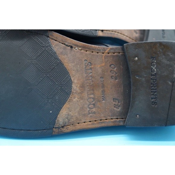 BIRKENSTOCKS FOOTPRINTS CLASSIC BLACK OXFORD MONK STRAP SIZE 45 - Picture 12 of 14
